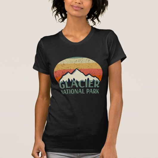 Nationaal Park Glacier T-shirt (Voorkant)