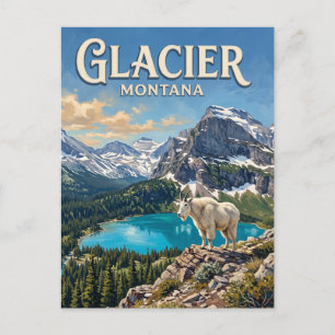 Nationaal park Glacier Whitefish Montana Briefkaart