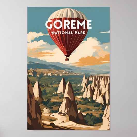 Nationaal Park Goreme Poster (Voorkant)