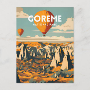 Nationaal park Goreme Vintage Briefkaart