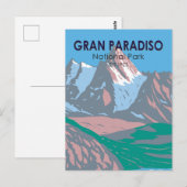 Nationaal park Gran Paradiso Italië  Briefkaart (Voorkant / Achterkant)