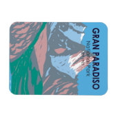 Nationaal park Gran Paradiso Italië  Magneet (Horizontaal)