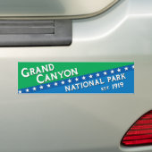 Nationaal park Grand Canyon Bumpersticker (Op auto)