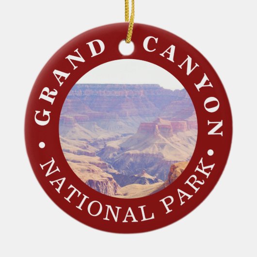 Nationaal park Grand Canyon Keramisch Ornament (Voorkant)