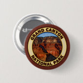 Nationaal park Grand Canyon Ronde Button 5,7 Cm (Voorkant /achterkant)