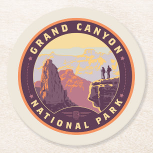 Nationaal park Grand Canyon Ronde Kartonnen Onderzetter