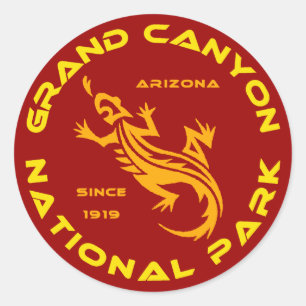 Nationaal park Grand Canyon Ronde Sticker