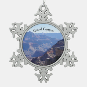 Nationaal park Grand Canyon, South Rim Tin Sneeuwvlok Ornament