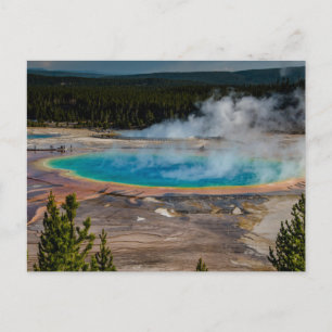 Nationaal park Grand Prismatic Spring Yellowstone Briefkaart