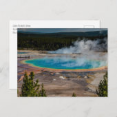 Nationaal park Grand Prismatic Spring Yellowstone Briefkaart (Voorkant / Achterkant)