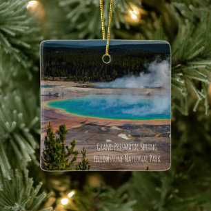 Nationaal park Grand Prismatic Spring Yellowstone Keramisch Ornament