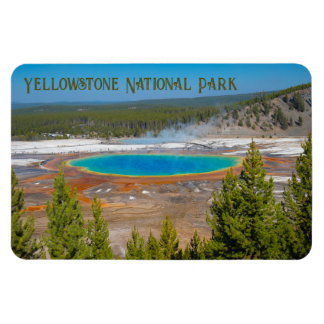 Nationaal park Grand Prismatic Spring Yellowstone Magneet