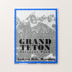 Nationaal park Grand Teton - 11x14 - 252 pcs Legpuzzel