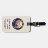 Nationaal park Grand Teton Bagagelabel (Voorkant horizontaal)