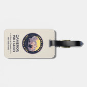 Nationaal park Grand Teton Bagagelabel (Achterkant horizontaal)