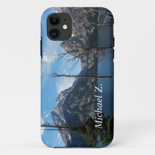 Nationaal park Grand Teton, berg, meer en boom iPhone 11 Hoesje