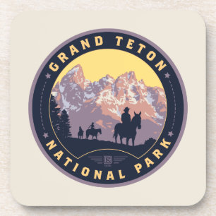 Nationaal park Grand Teton Bier Onderzetter