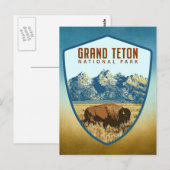 Nationaal park Grand Teton Briefkaart (Voorkant / Achterkant)