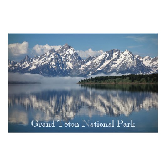 Nationaal park Grand Teton Foto Afdruk (Voorkant)