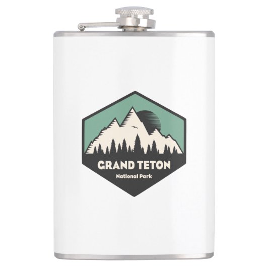 Nationaal park Grand Teton Heupfles (Voorkant)