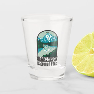 Nationaal park Grand Teton Jackson Hole Valley Shot Glas
