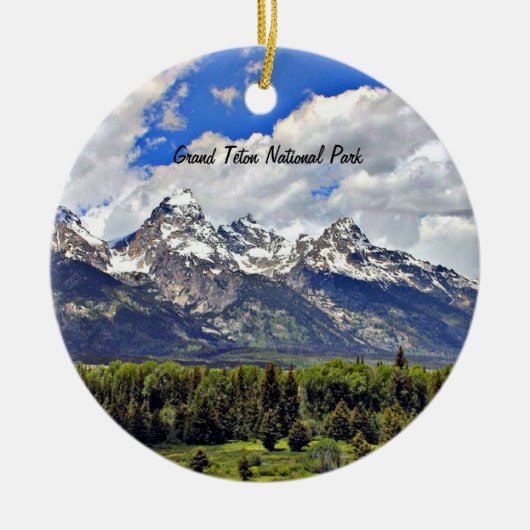 Nationaal park Grand Teton Keramisch Ornament (Voorkant)