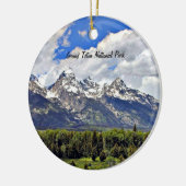 Nationaal park Grand Teton Keramisch Ornament (Links)