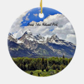 Nationaal park Grand Teton Keramisch Ornament (Achterkant)
