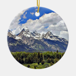 Nationaal park Grand Teton Keramisch Ornament