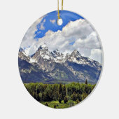 Nationaal park Grand Teton Keramisch Ornament (Links)