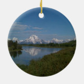 Nationaal park Grand Teton Keramisch Ornament (Achterkant)