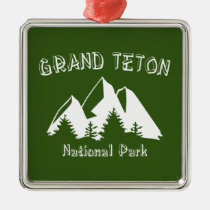 Nationaal park Grand Teton Metalen Ornament