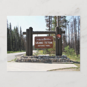 Nationaal park Grand Teton, Nationaal Park VS, Ond Briefkaart