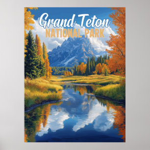 Nationaal park Grand Teton Poster