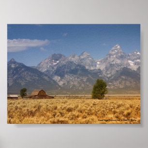 Nationaal park Grand Teton Poster
