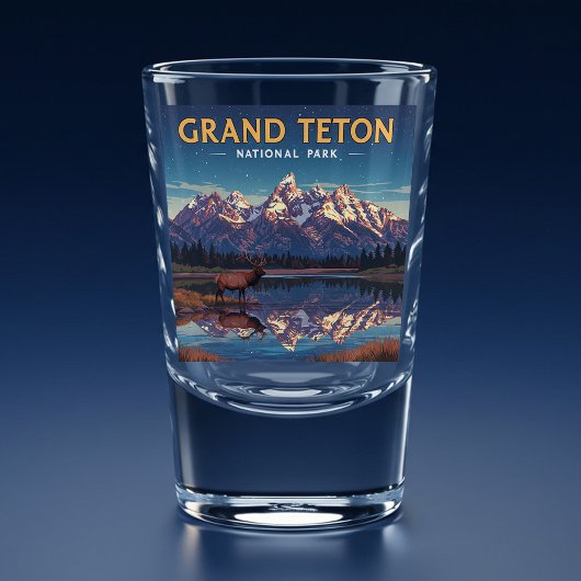 Nationaal park Grand Teton Shot Glas