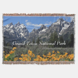 Nationaal park Grand Teton Souvenir Deken