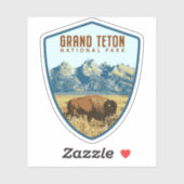 Nationaal park Grand Teton Sticker (Vel)