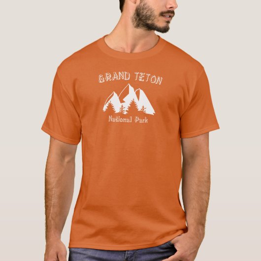 Nationaal park Grand Teton T-shirt (Voorkant)