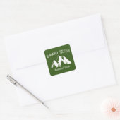 Nationaal park Grand Teton Vierkante Sticker (Envelop)