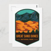 Nationaal park Great Sand Dunes Briefkaart (Voorkant / Achterkant)