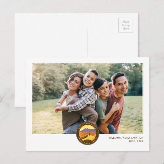 Nationaal park Great Sand Dunes Briefkaart (Voorkant / Achterkant)