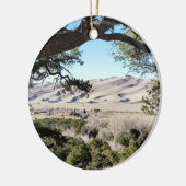 Nationaal park Great Sand Dunes Keramisch Ornament (Links)