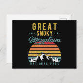 Nationaal park Great Smoky Mountain Briefkaart (Voorkant / Achterkant)