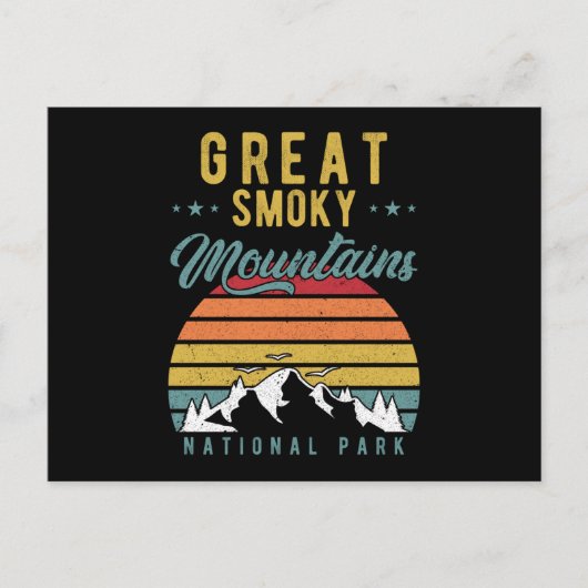 Nationaal park Great Smoky Mountain Briefkaart (Voorkant)