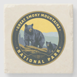 Nationaal park Great Smoky Mountains Stenen Onderzetter