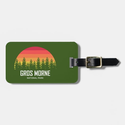 Nationaal park Gros Morne Bagagelabel (Voorkant horizontaal)