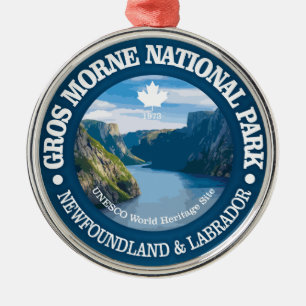Nationaal park Gros Morne Metalen Ornament