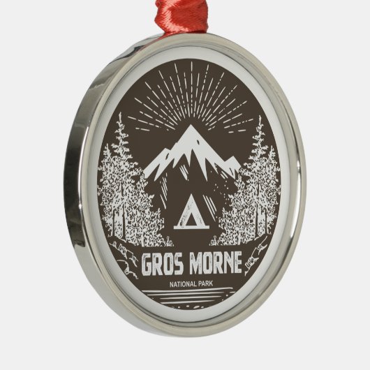 Nationaal park Gros Morne Metalen Ornament (Rechts)