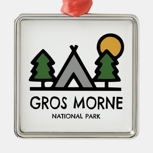 Nationaal park Gros Morne Metalen Ornament (Voorkant)